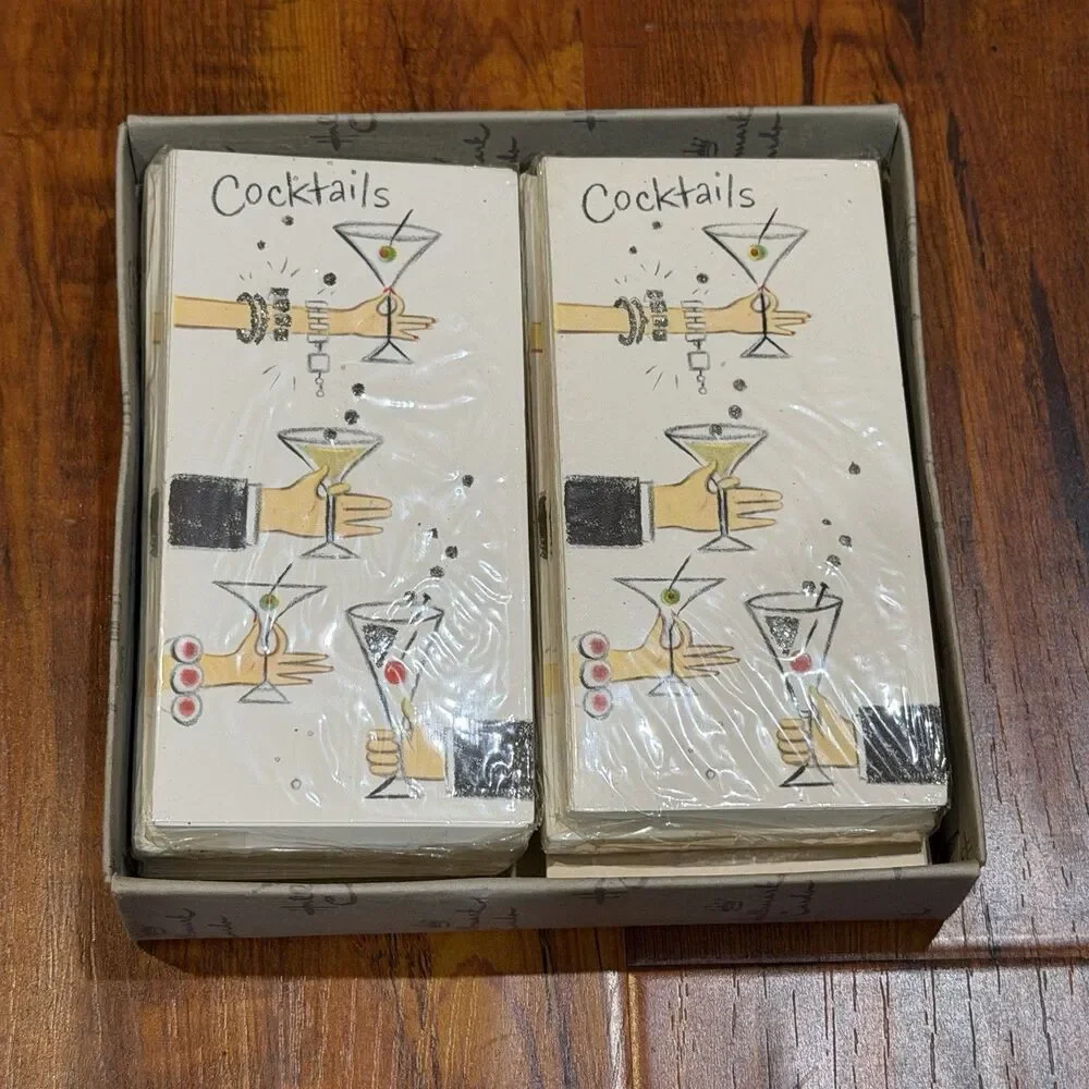 Lot of (34) Vintage Hallmark Slim Jims Cocktail Party Invitation Cards - Unused!
